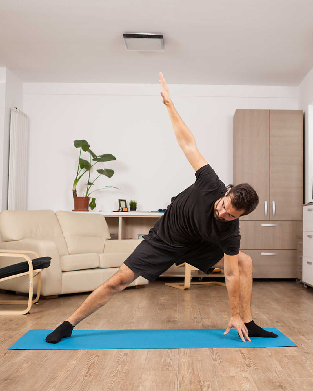 man exercising
