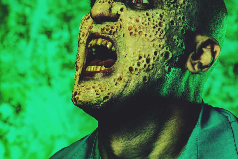 nervous man zombie