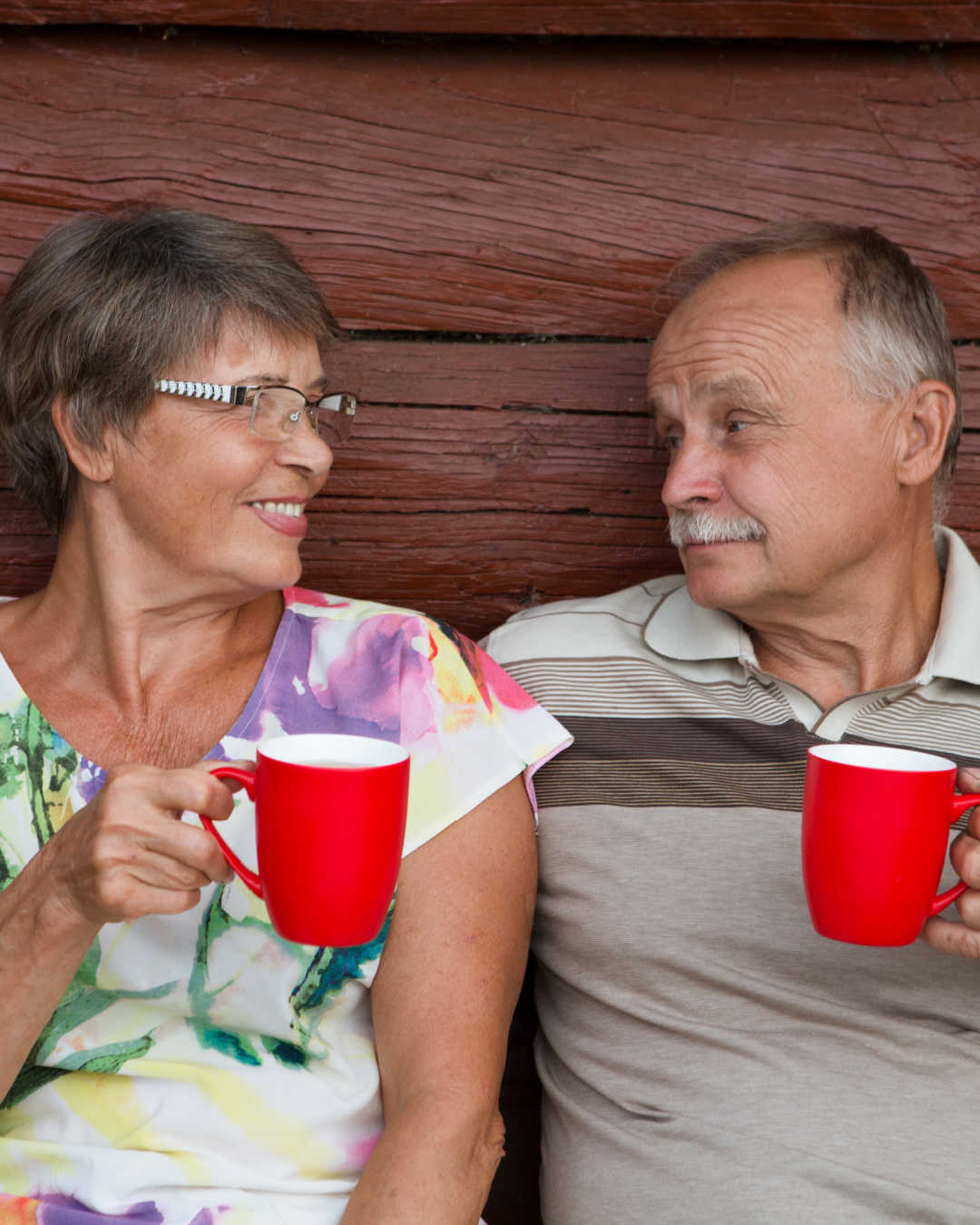 couple drinking coffee