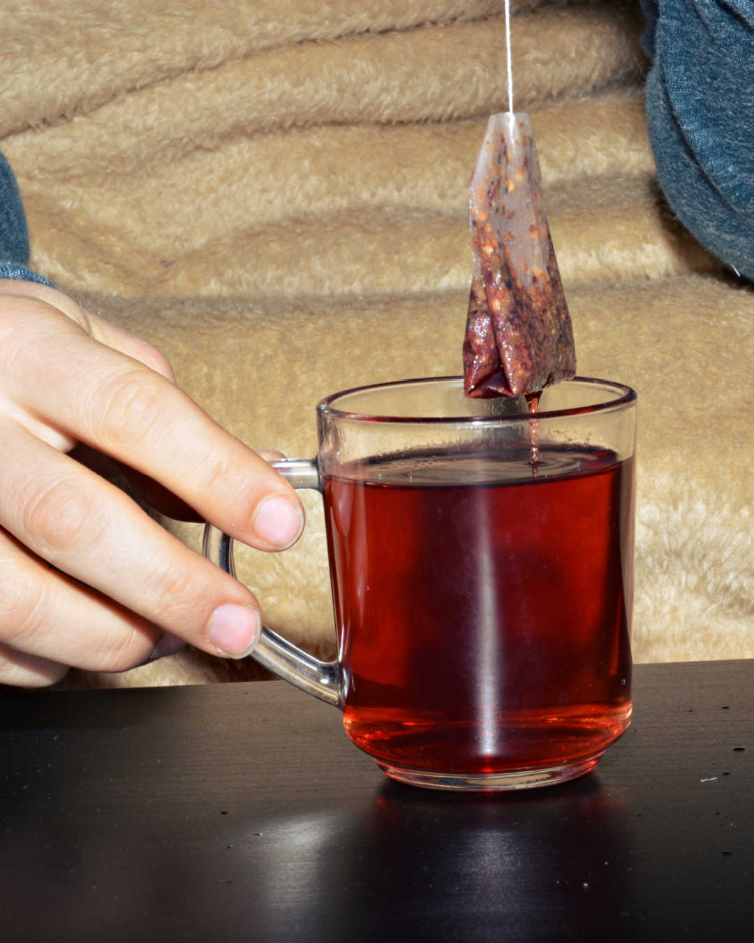 herbal tea and teabag