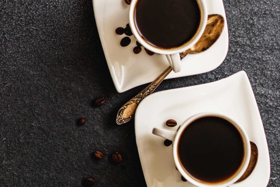2 cups of coffee