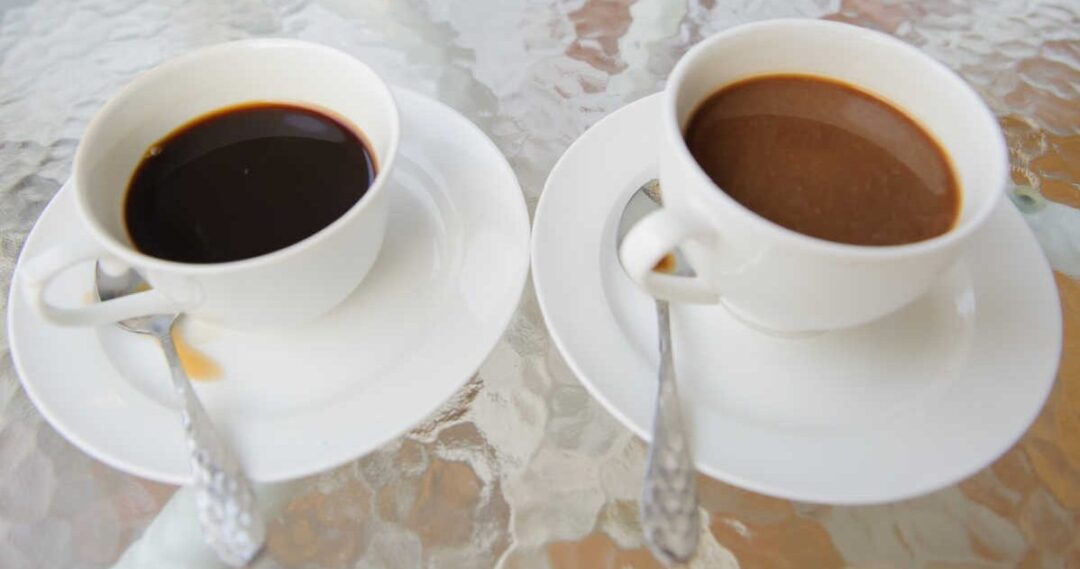 2 cups of coffee