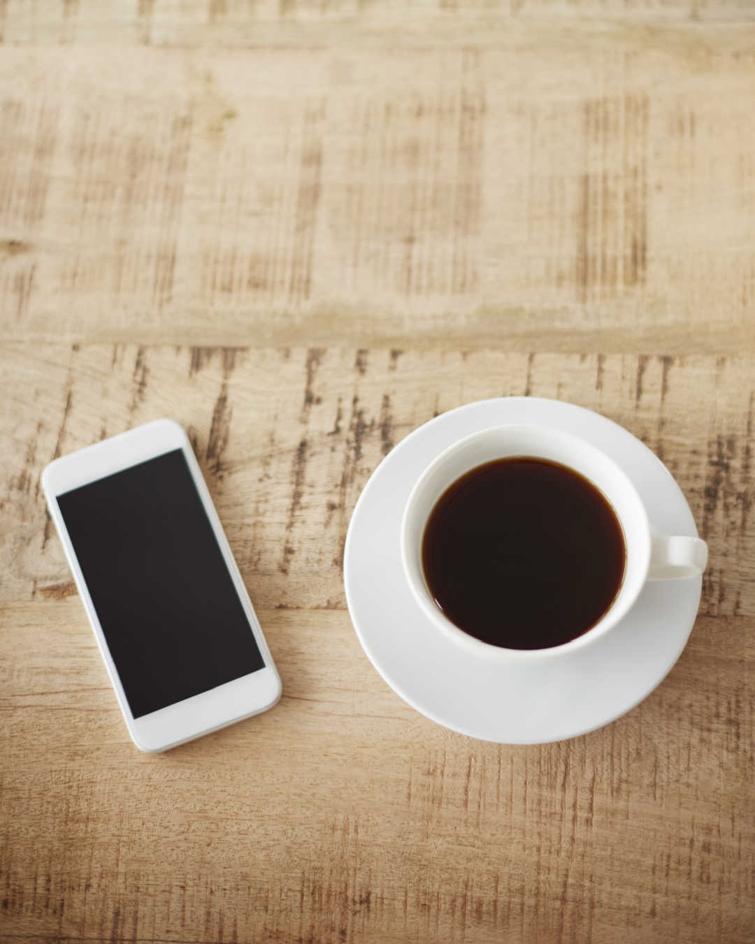 coffee and phone turned off
