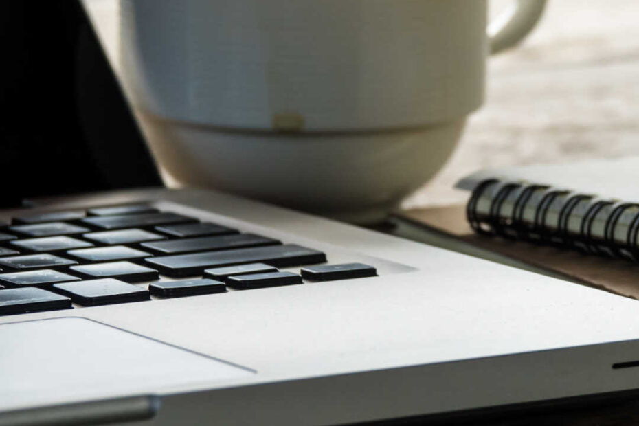 coffee and laptop