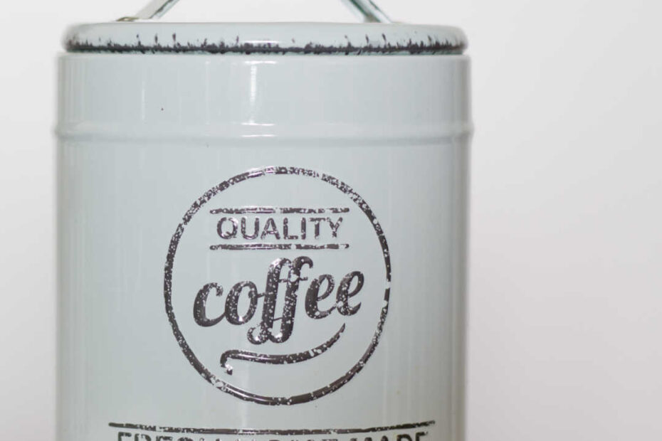 coffee storage canister